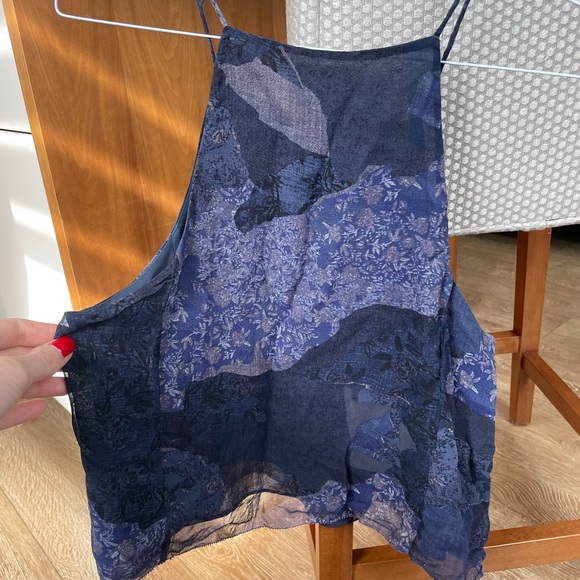 Wilfred 100% silk blue camisole - Picture 2 of 4